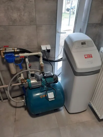 Montaż zmiękczacza wody EcoWater, realizacja TĘCZAMED nr 10